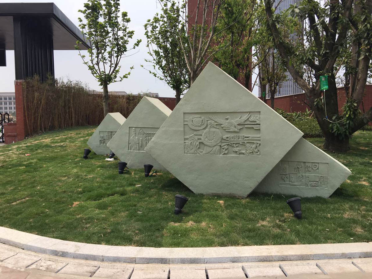 重庆渝北巴蜀小学校园文化系列雕塑