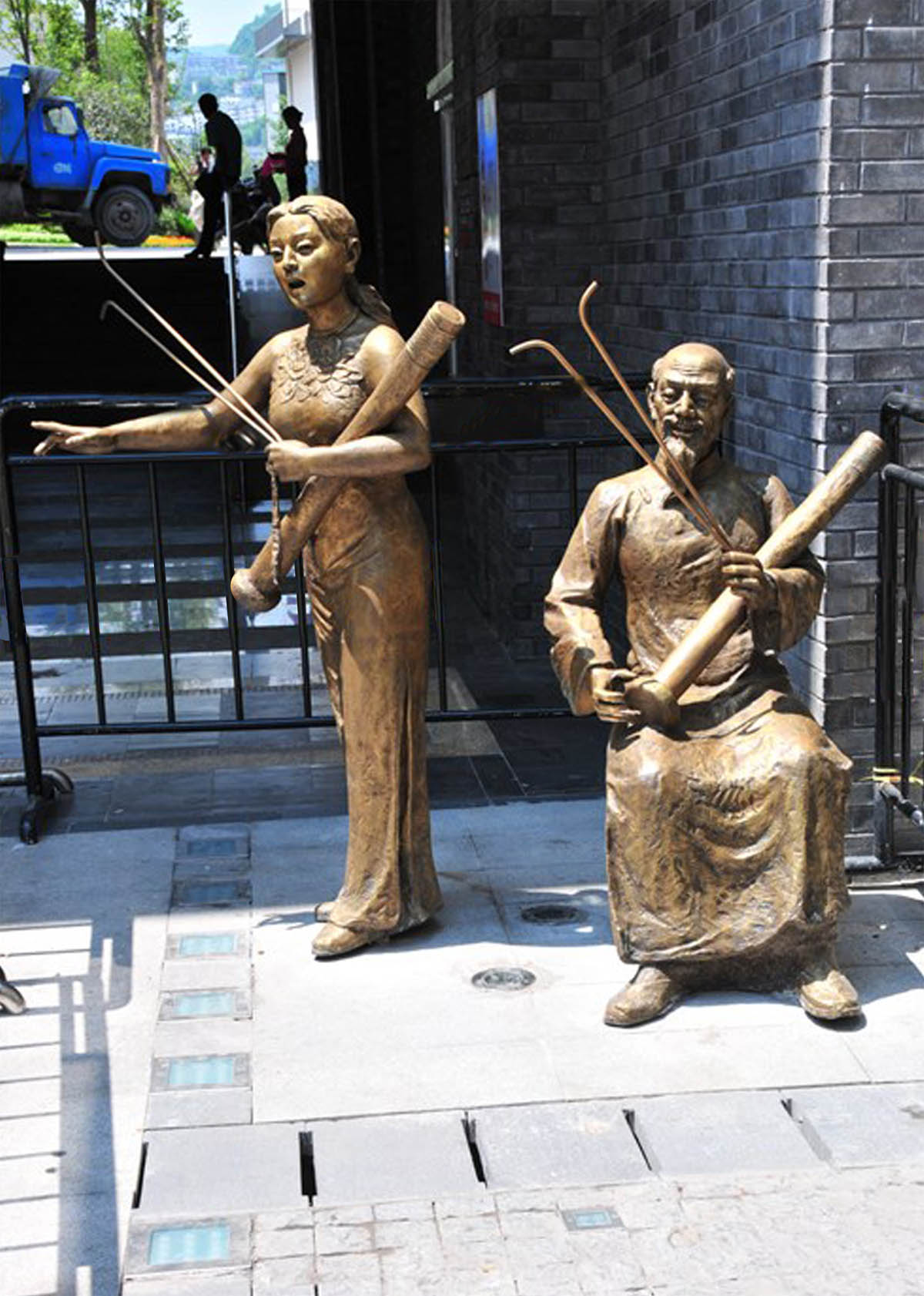 重庆万州万达广场民俗风情雕塑系列