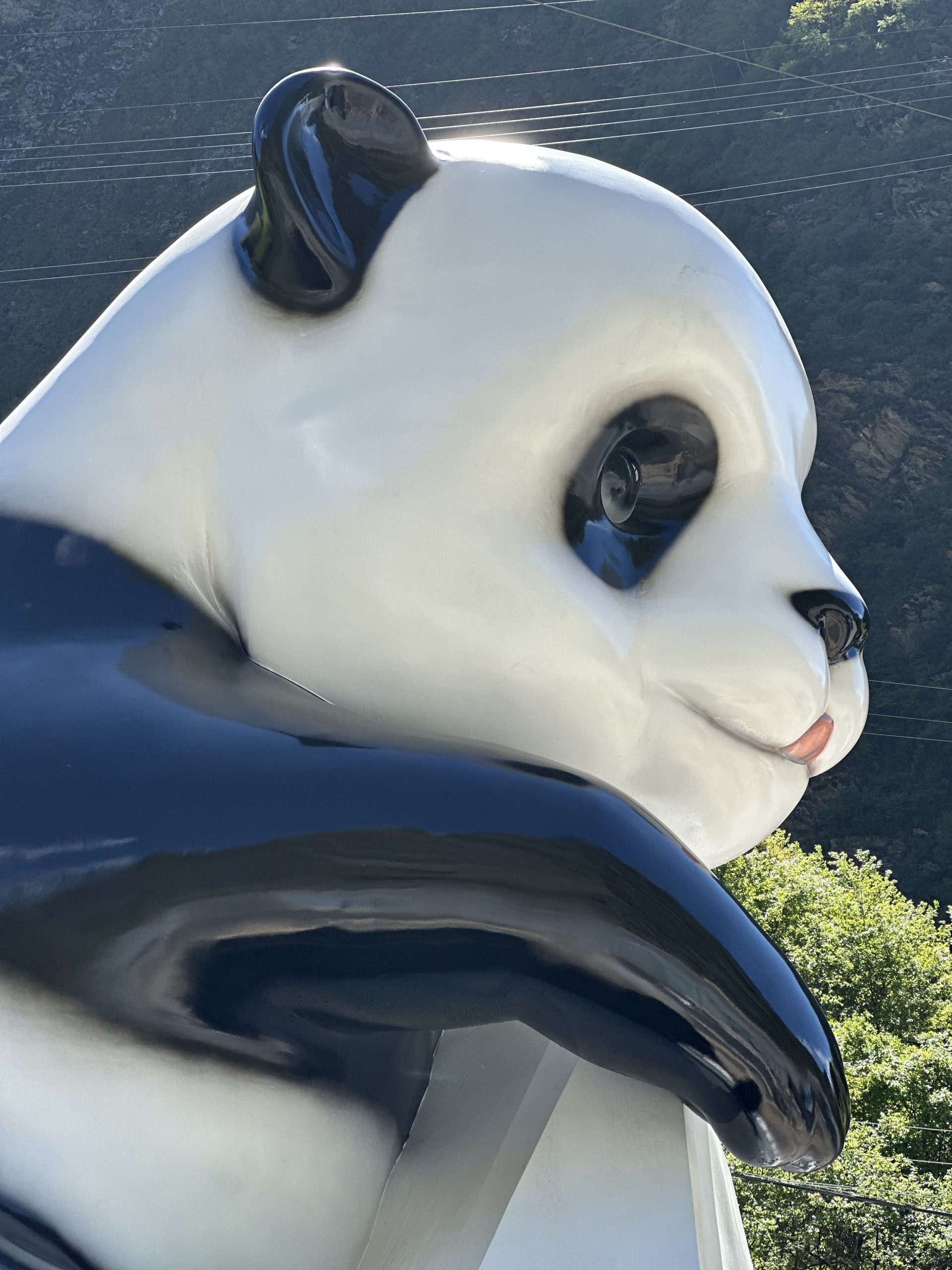 大熊猫国家公园松潘园区入口雕塑